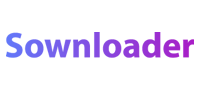 Sownloader Logo Dark
